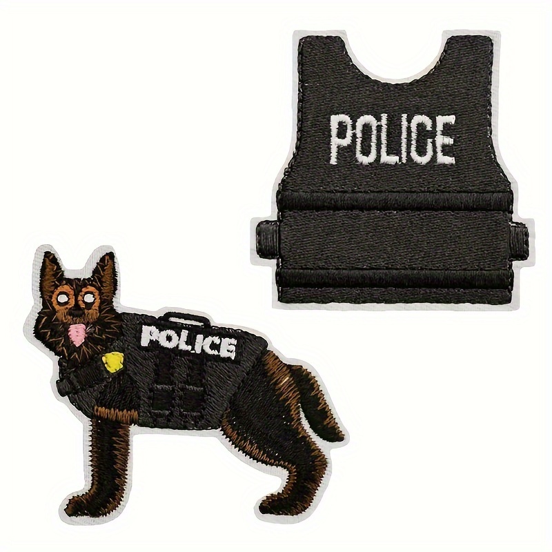 VELCRO® BRAND Fastener Morale HOOK PATCH K9 K-9 Police Sheriff