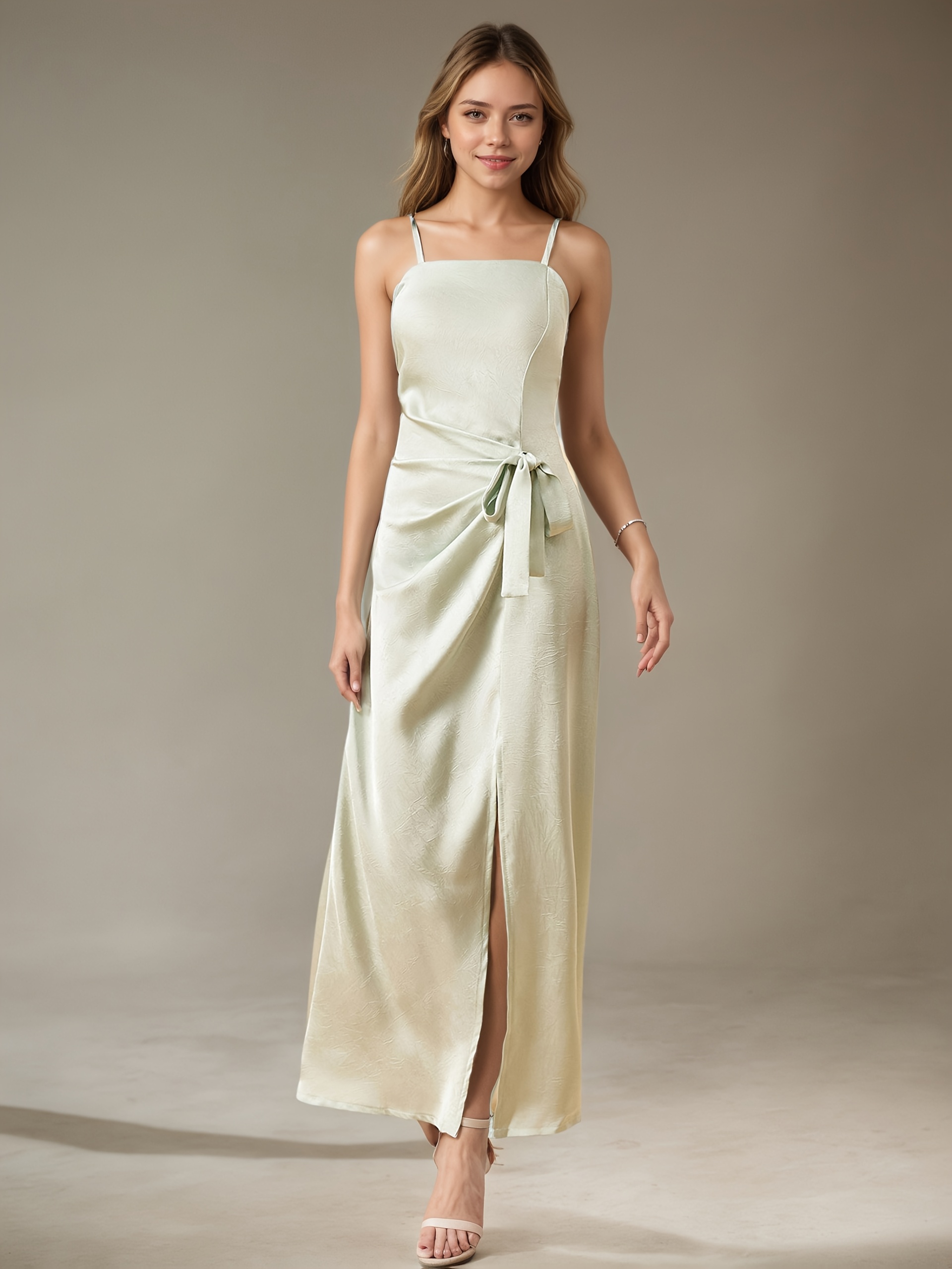 teen girls formal casual maxi dress elegant sleeveless - Temu Canada