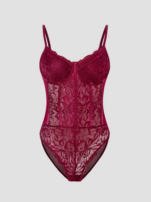 lace hollow through womens bodysuit elastic lace bodysuit backless beautiful back jumpsuit with underwire fabric with suitable for spring summer and autumn wear