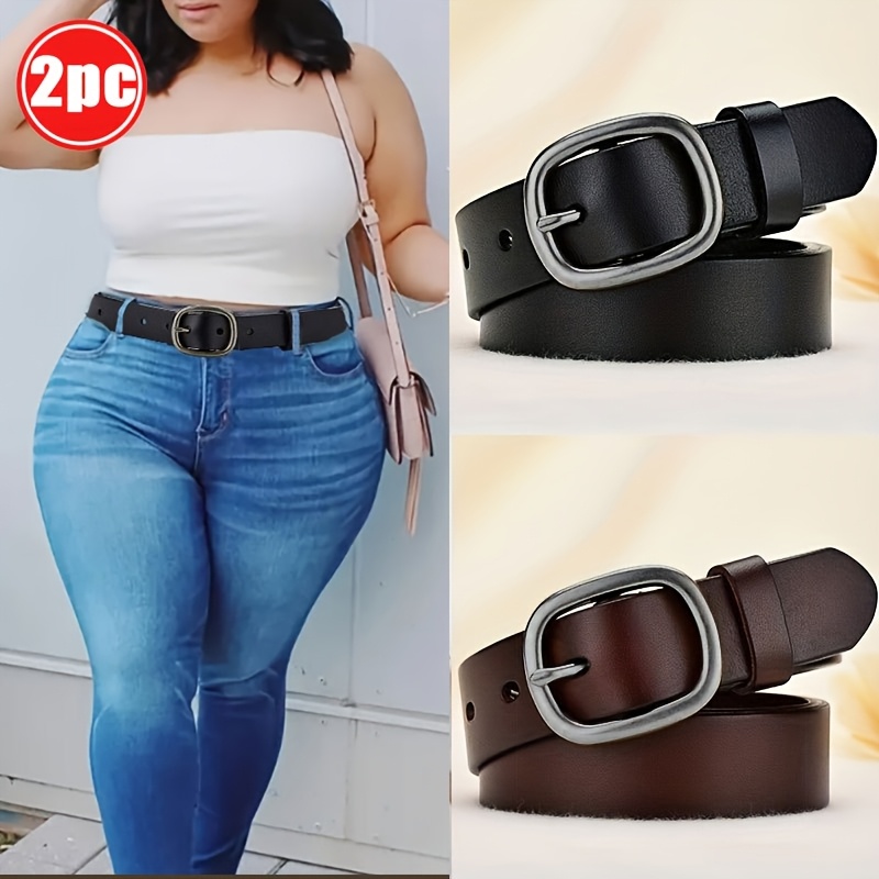 TEMU 2 Size Women's Belts Fashionable Women's Belts Women's Belts Genuine Quality Belts Women's Belts Pin Women's Vintage Jeans