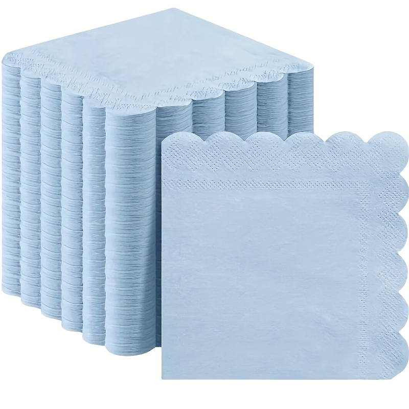 30pcs Elegant And Napkins, Featuring A Of Colors The Sea, Are Suitable For Party Supplies, Including Items For Events Such As Birthdays, Weddings, Valentine's Day, And Christmas.