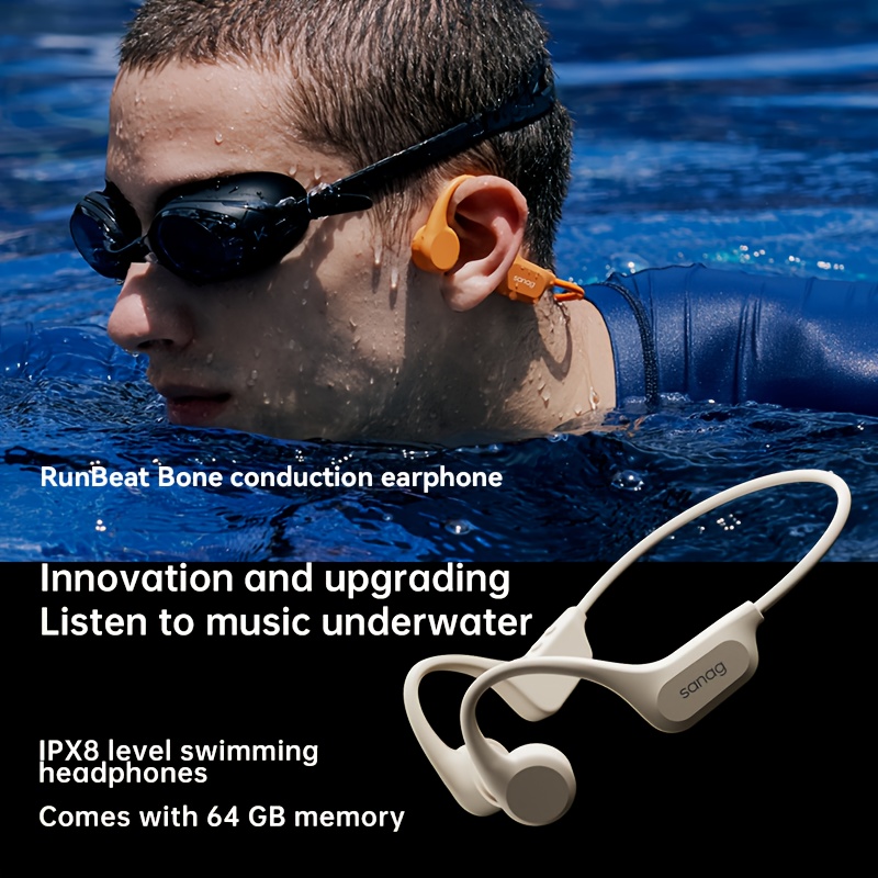 Astonishing Sanag B60S Bone Conduction Headphones with 64GB Memory, Open Wireless Design, 3D Stereo Sound, Suitable for Running And Cycling. 11 Astonishing Sanag B60S Bone Conduction Headphones with 64GB Memory, Open Wireless Design, 3D Stereo Sound, Suitable for Running And Cycling. - Image 11