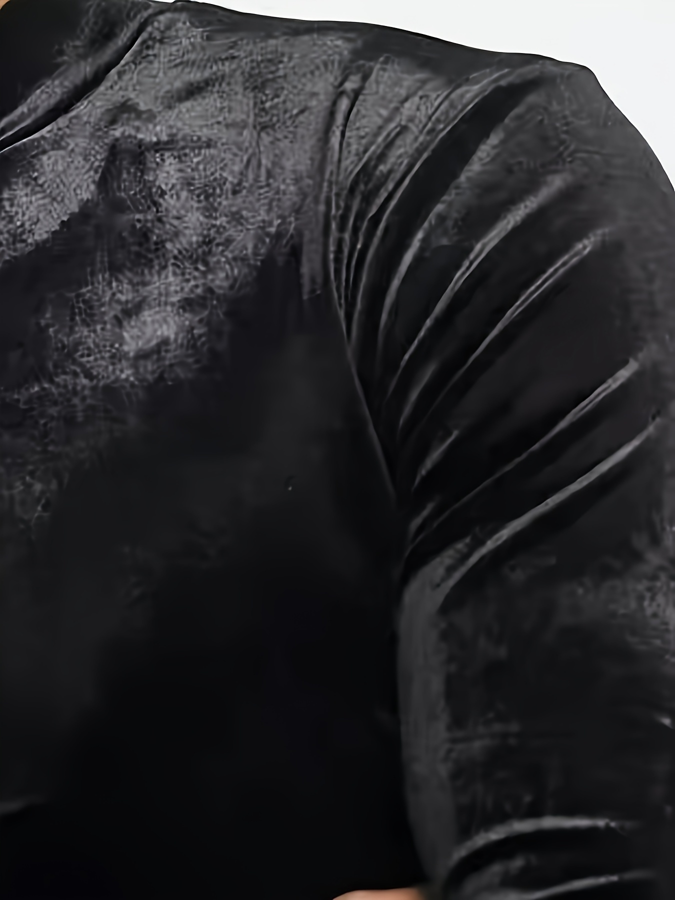 mens spring autumn winter velvet collar long sleeve - Temu United