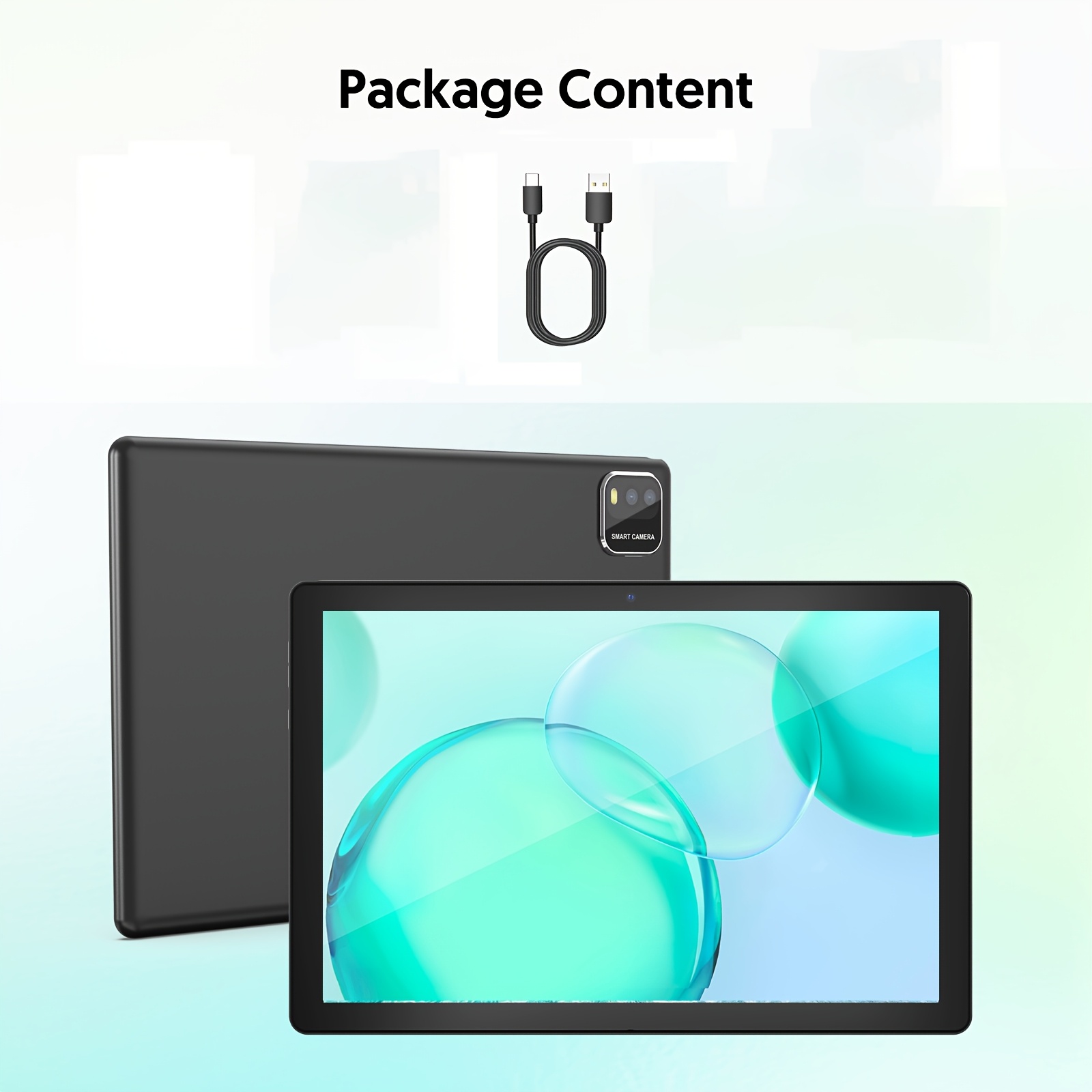   tablet with keyboard   14 tablet 10 inch with 6 3 3 gb 64gb 1tb expand 4 core 6000mah 2 0mp 8 0mp   5g wifi6 1280x800 hd touchscreen 2in 1 tablet with keyboard mouse stylus protective case Product details 5