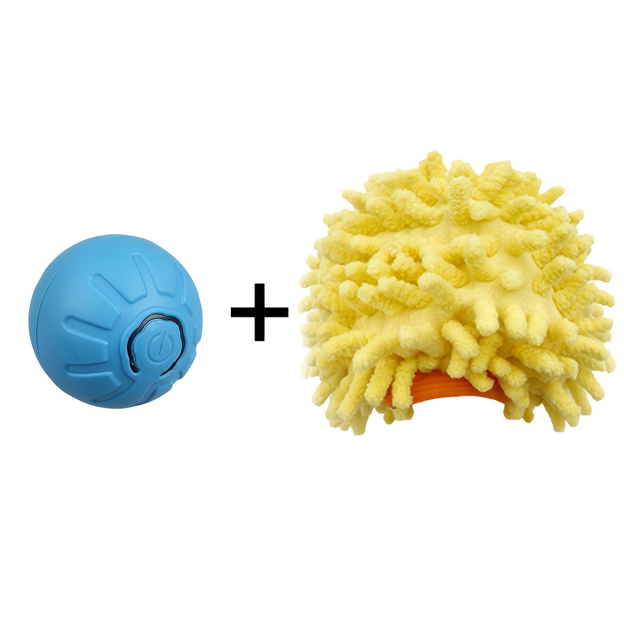 TEMU 1pc Interactive Electric Jumping Ball Dog Toy - Durable, Usb Rechargeable, Suitable For Small And Medium Breed Pets - Keep Your Pet Entertained