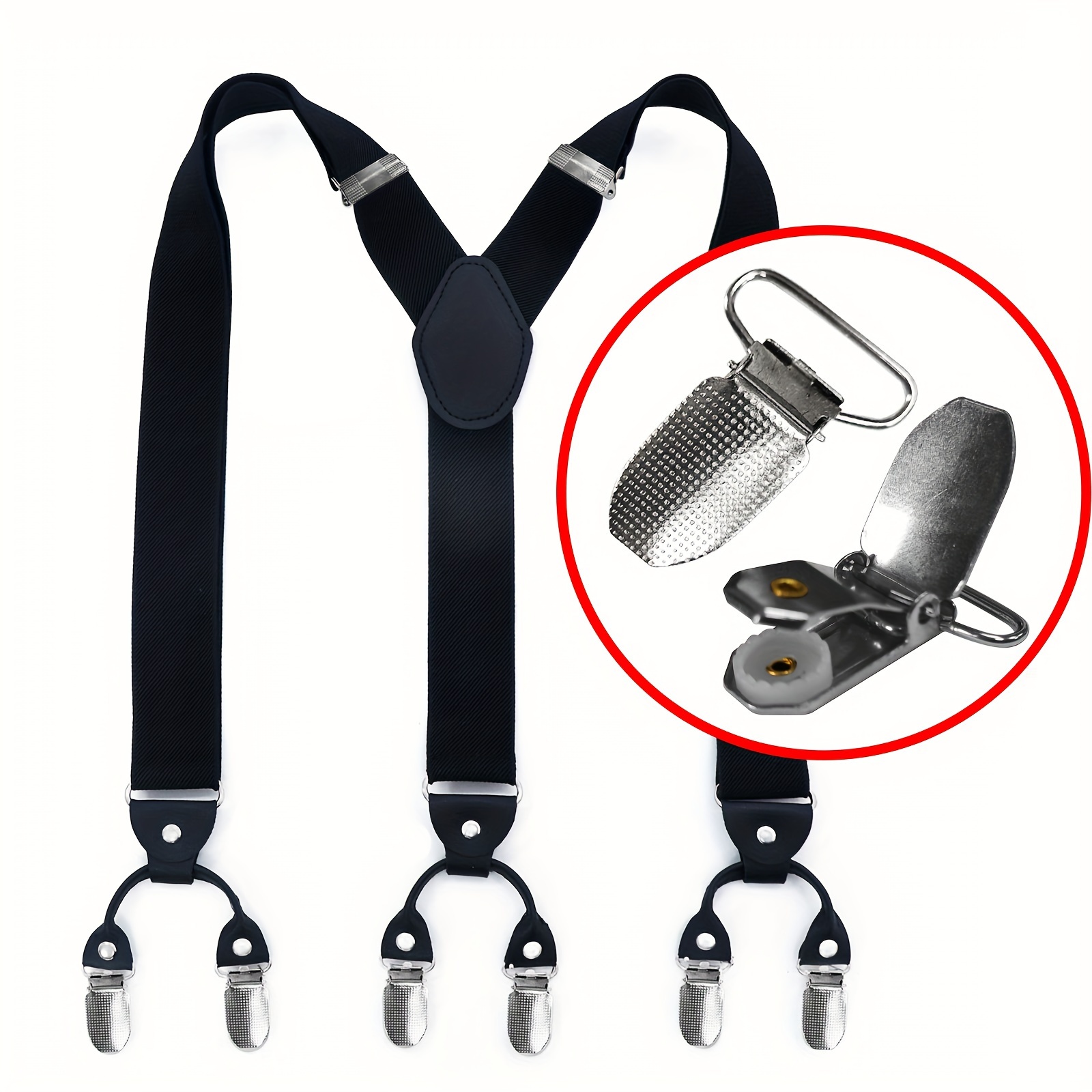 

Y- Braces Suspenders 6 Metal