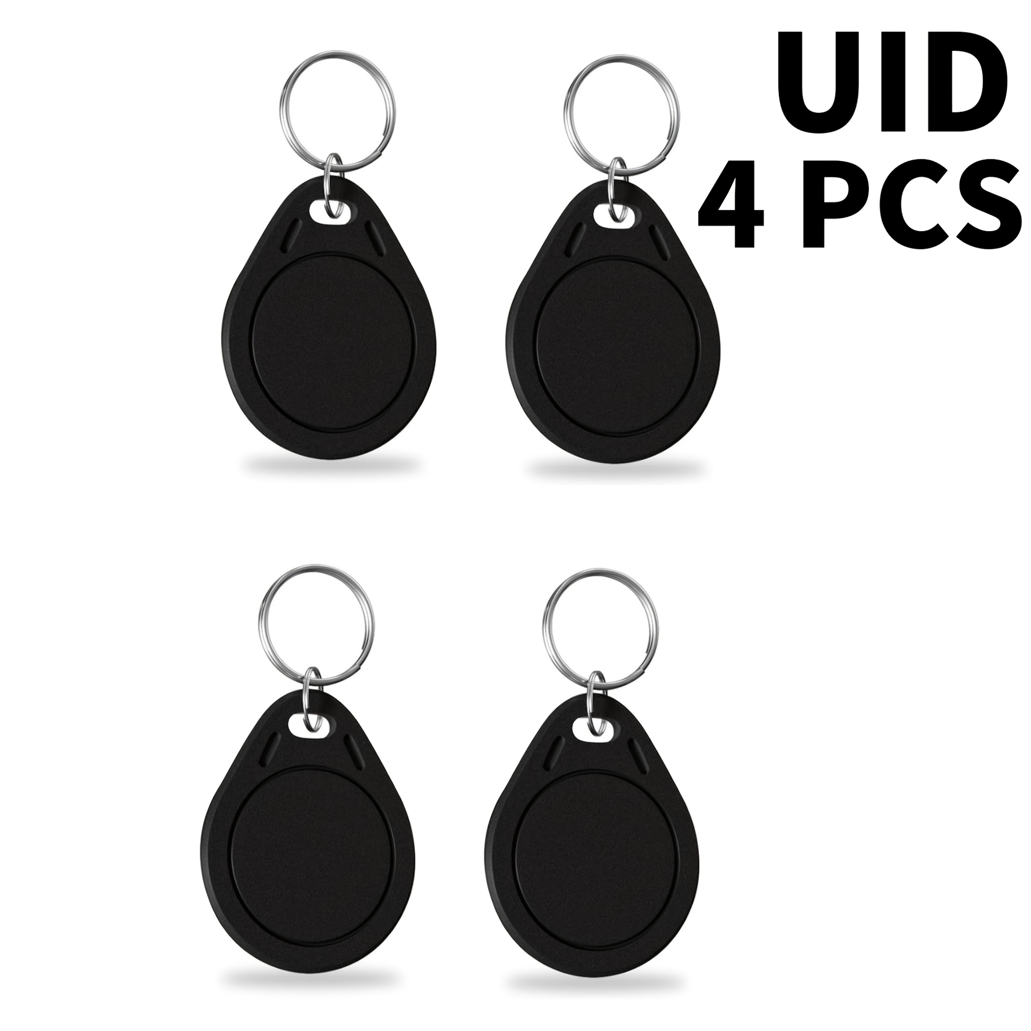 TEMU Carta UID per controllo accessi , carta di prossimit� copiabile, riscrivibile e scrivibile su scheda IC 13.56KHz, portachiavi RFID, IC di