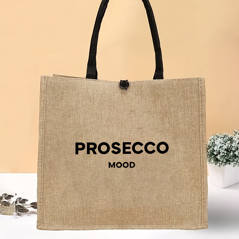 Prosecco Mood Printed Tote Bag
