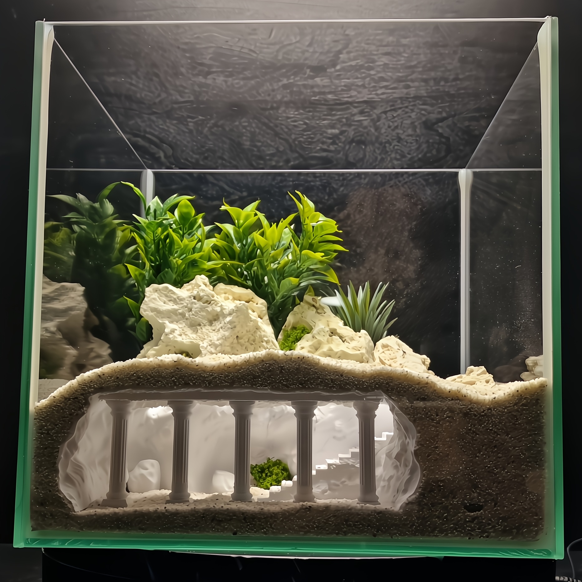 3d printed castle fish hideout cave aquarium decoration - Temu Mauritius