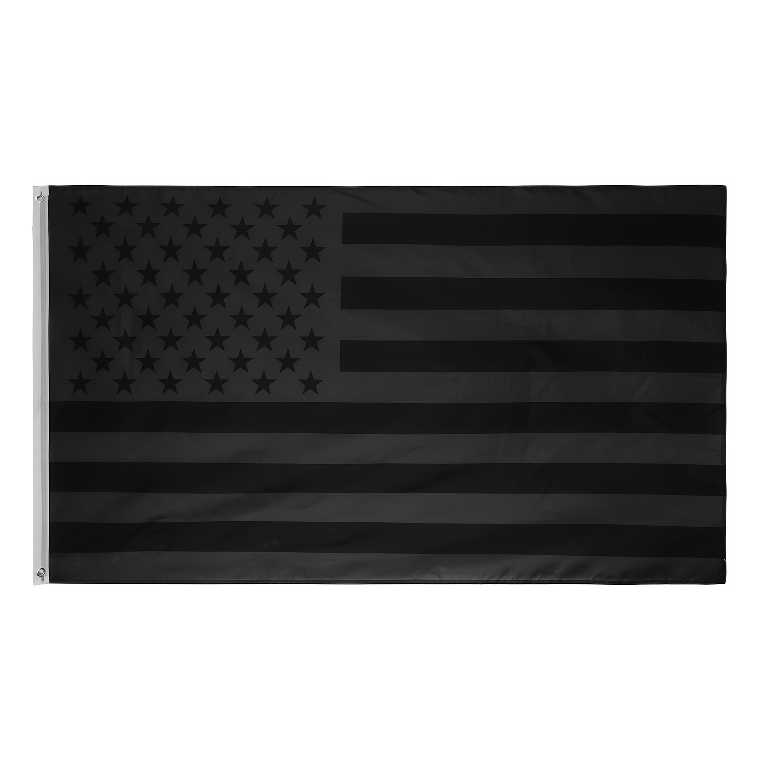 

1pc, All Black Us Flag 3x5 Ft American Black Flag Banner Durable Wall Flag With Brass Grommets For Dorm Room Indoor Decor, Outdoor