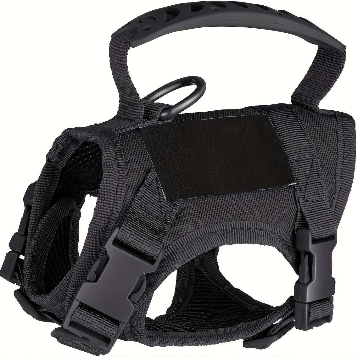 TEMU 600d Cat Tactical Vest, Pet Harness, Vest-style Training Suit For Small Dogs And Cats, Adjustable Cat Harness