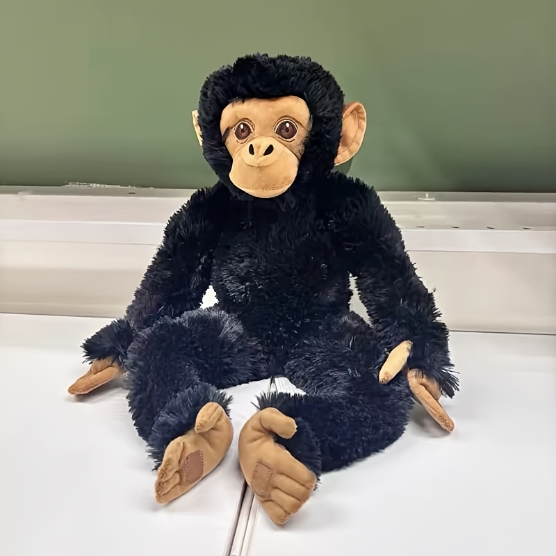 Image of Cute Orangutan Plush Doll Black Orangutan Plush Toys Home Decor Soft Stuffed Animal Birthday Festival Perfect Gift For Plush Toy Plush