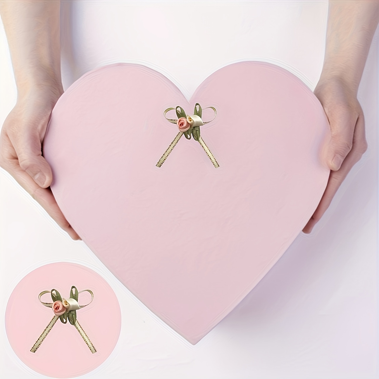 50pcs High-Quality Polyester Elegant Rose Bows