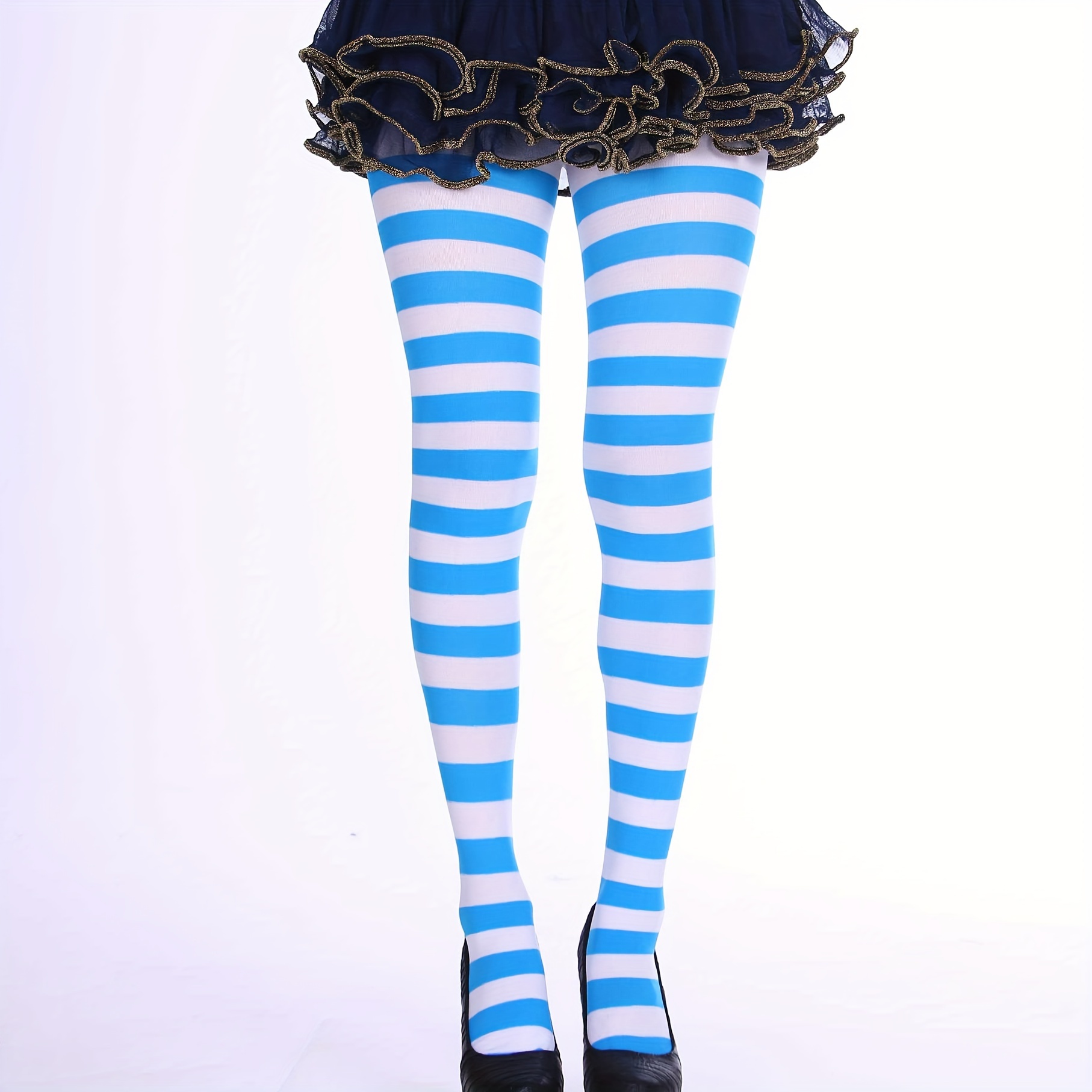 Collant Donna Calzamaglia A Righe Colorate Collant A Righe