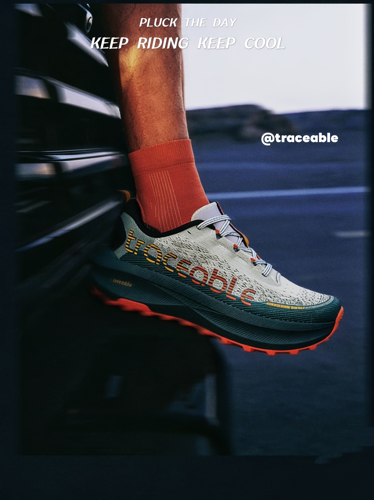 Sneakers, Men's Outdoor Shoes, Lightweight and Comfortable Trail Running Shoes, Anti-Slip Shock-Absorbing Casual Shoes, Fashionable Sports Running Shoes for Men