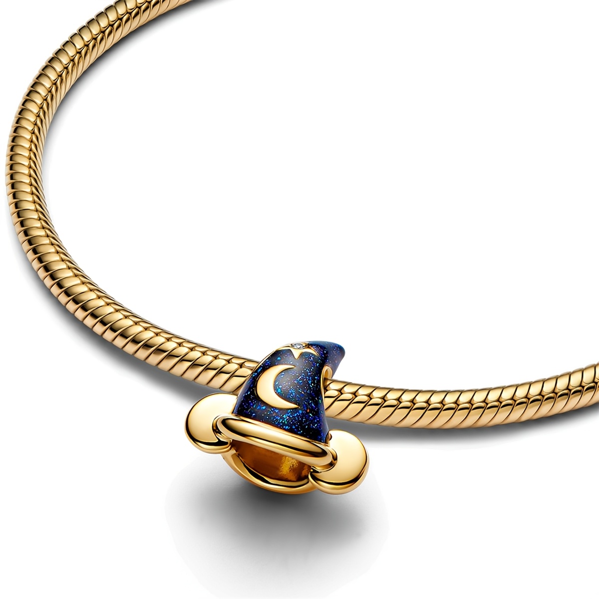 Unisex 18K Gold Plated Copper Magic Hat Pendant