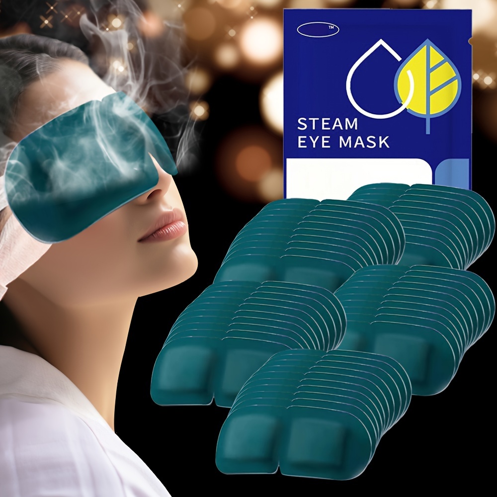 

50pcs Masques pour à la Lutéine à Chauffage Humide pour Tous Types de Peau, Alcool, Parfum, Idéal pour & , SPA pour Bloquant