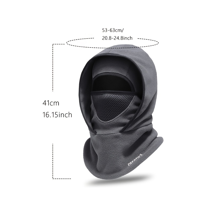Winter Windproof Face Mask Hat with Neck Warmth and Ear Protection