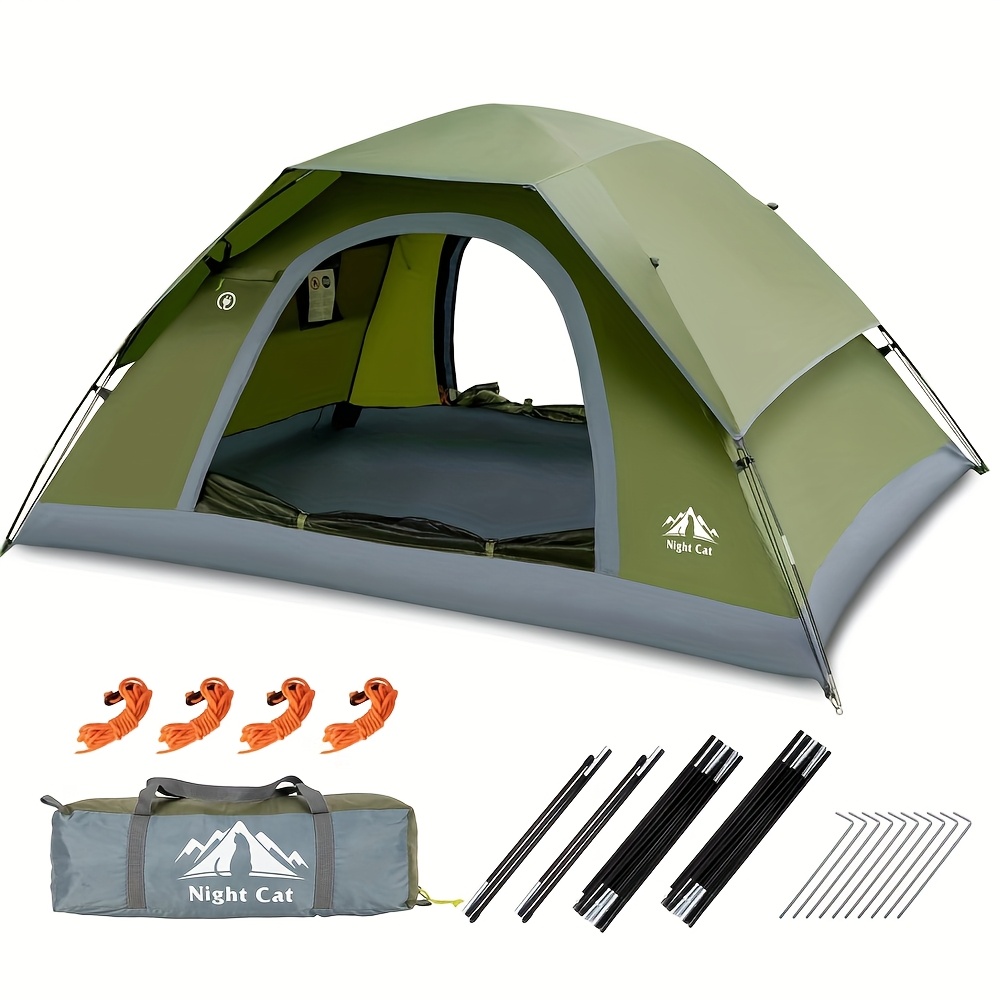 Image of Compact And Lightweight Tents For Adults, Suitable For Camping, Hiking, And Climbing, Designed For 1 To 2 People With An Setup And Double Layers