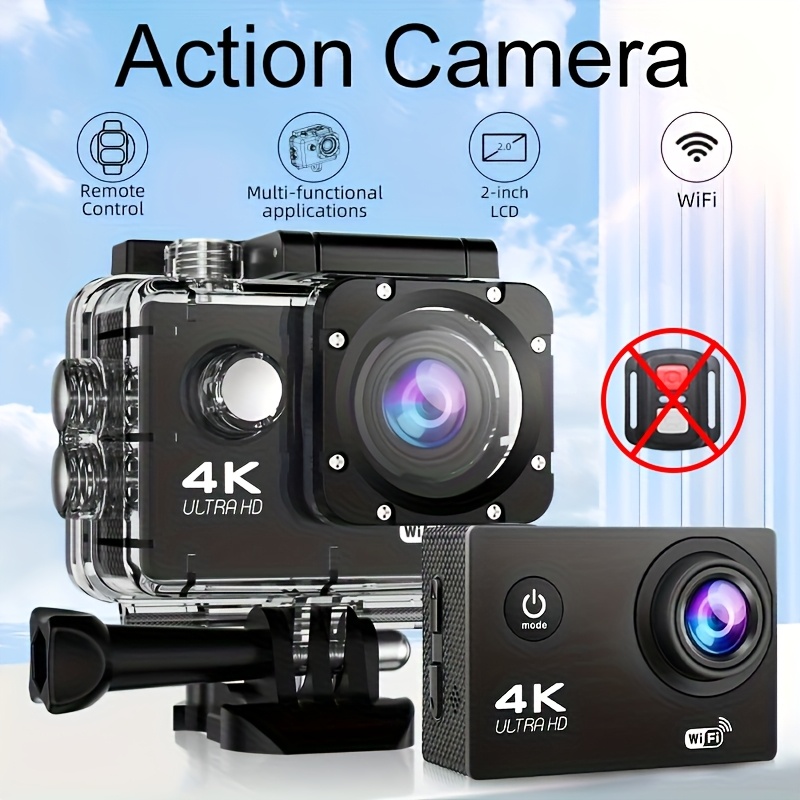 Kit Caméra Sport WIMIUS Q4 4K Ultra HD - WiFi - Étanche - Occasion