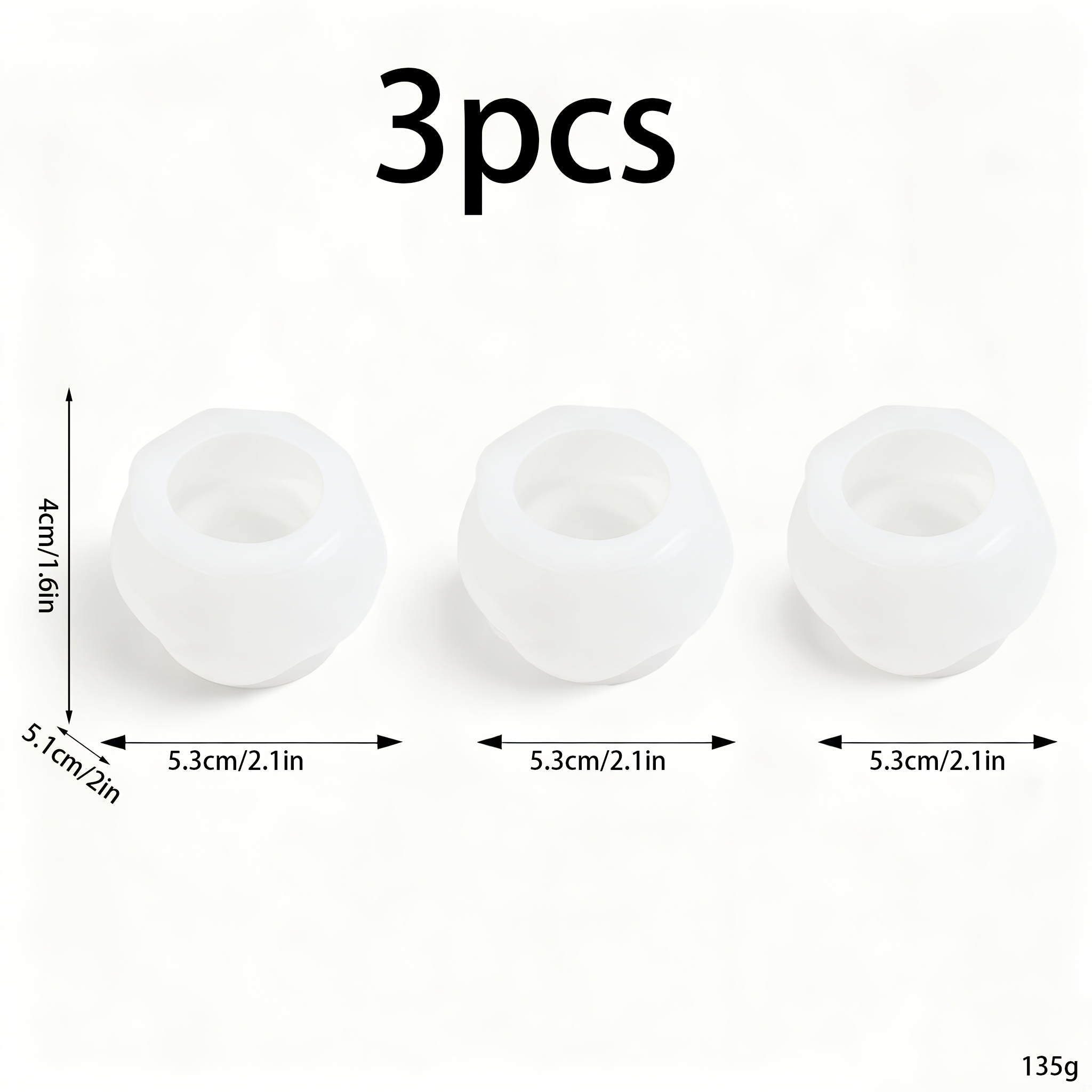 E-shop 3-teiliges Valentinstag-Rosen-Silikonform-Set, Geschenk Tischdeko für Feiertage, für Niedrigtemperatur-Kerzen, Gips, Harz