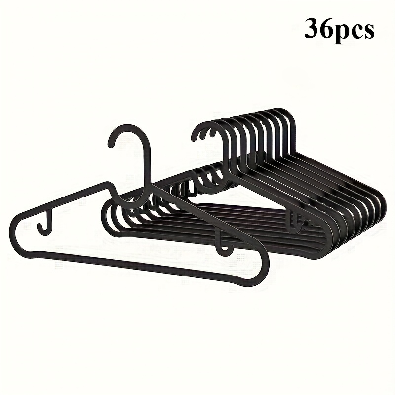 8/12/26/36pcs Plastic Clothes Hangers, Traceless Non-slip Clothes Hanger, Ultra-thin Coat Hanger, Simple Clothes Drying Rack