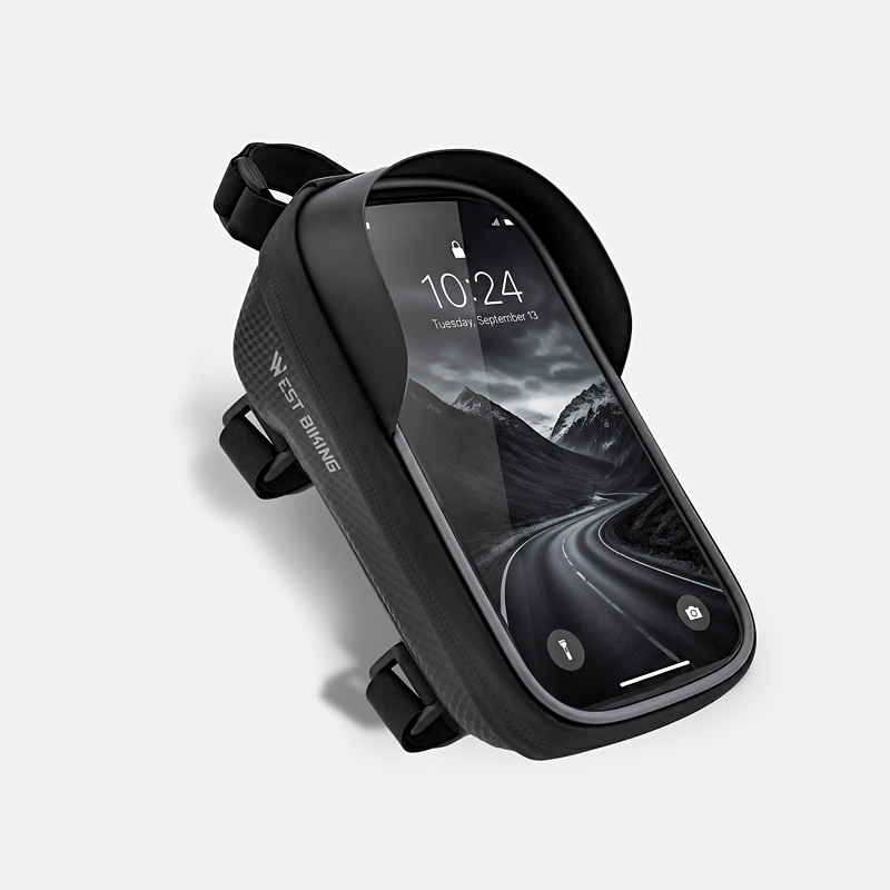 TEMU WEST BIKING Fiets Topbuis Tas Fiets Frame Tas Fiets Telefoon Opbergtas voor Racefiets Mountainbike