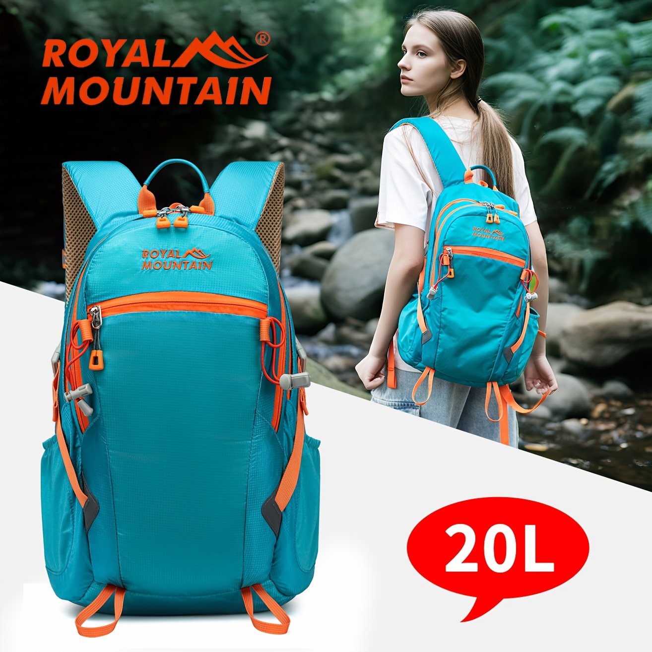 20l hiking backpack sold on Temu United States display picture 1