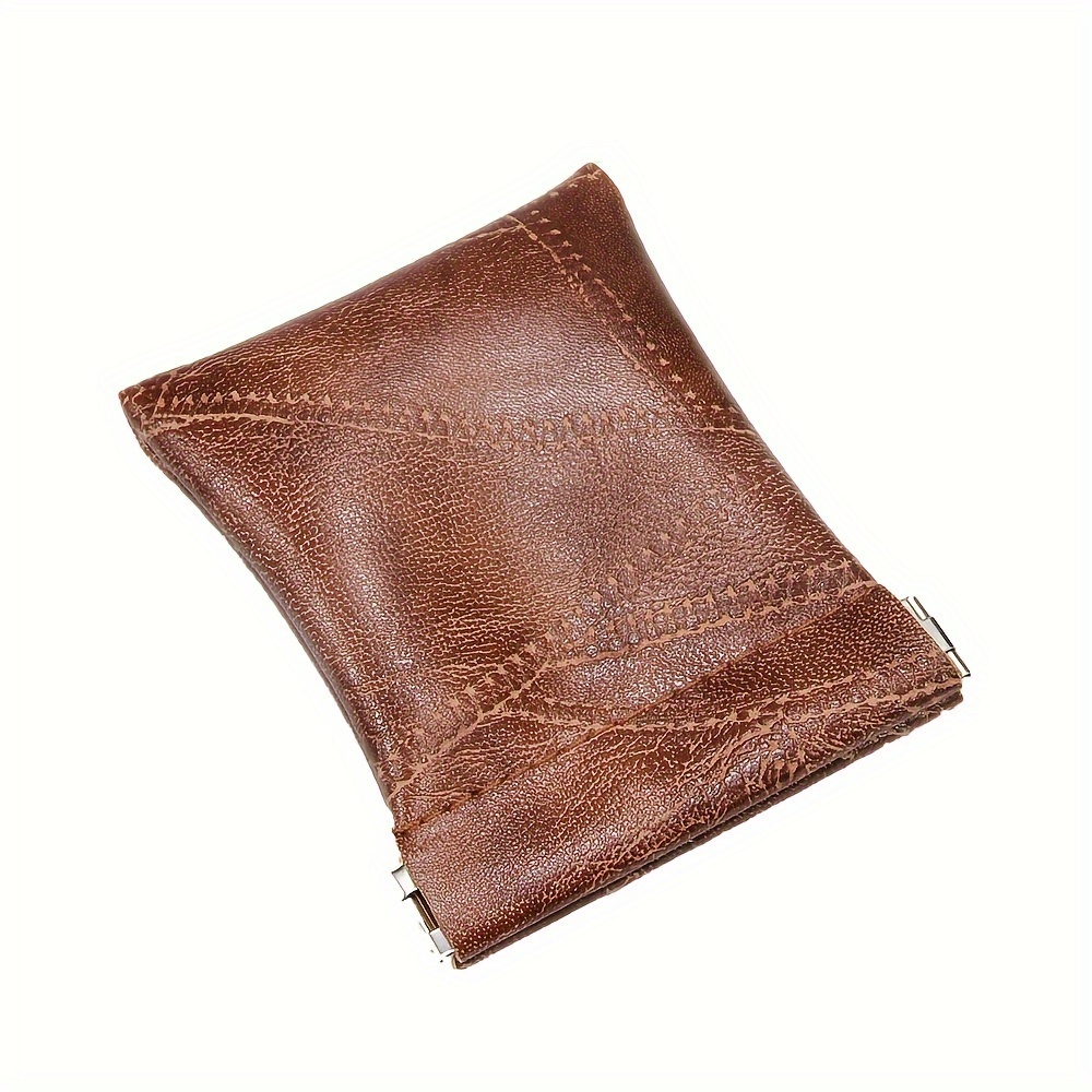 Image of Men And Women Mini Coin Purse, Key Holder, Small Storage Wallet For Headphones And Cards, Novelty Clasp Coin Pouch