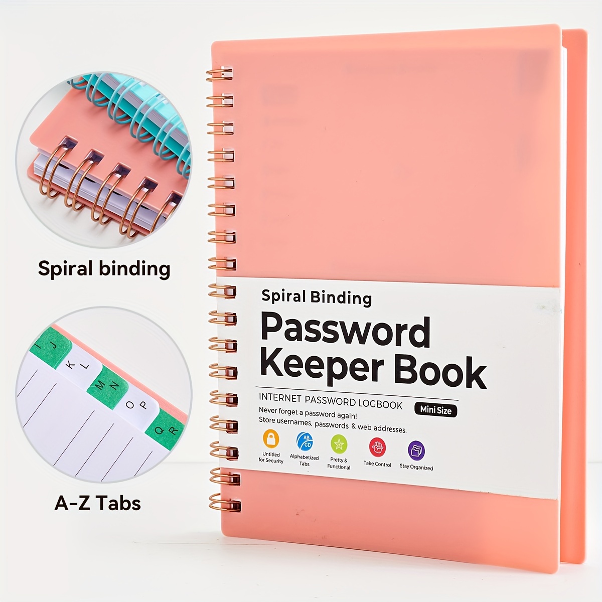 

Secure Mini Password Book-alphabet Tabbed & Portable For Internet And Computer Logins. Privacy-ensuring Notebook For Home, Office, Or Travel.