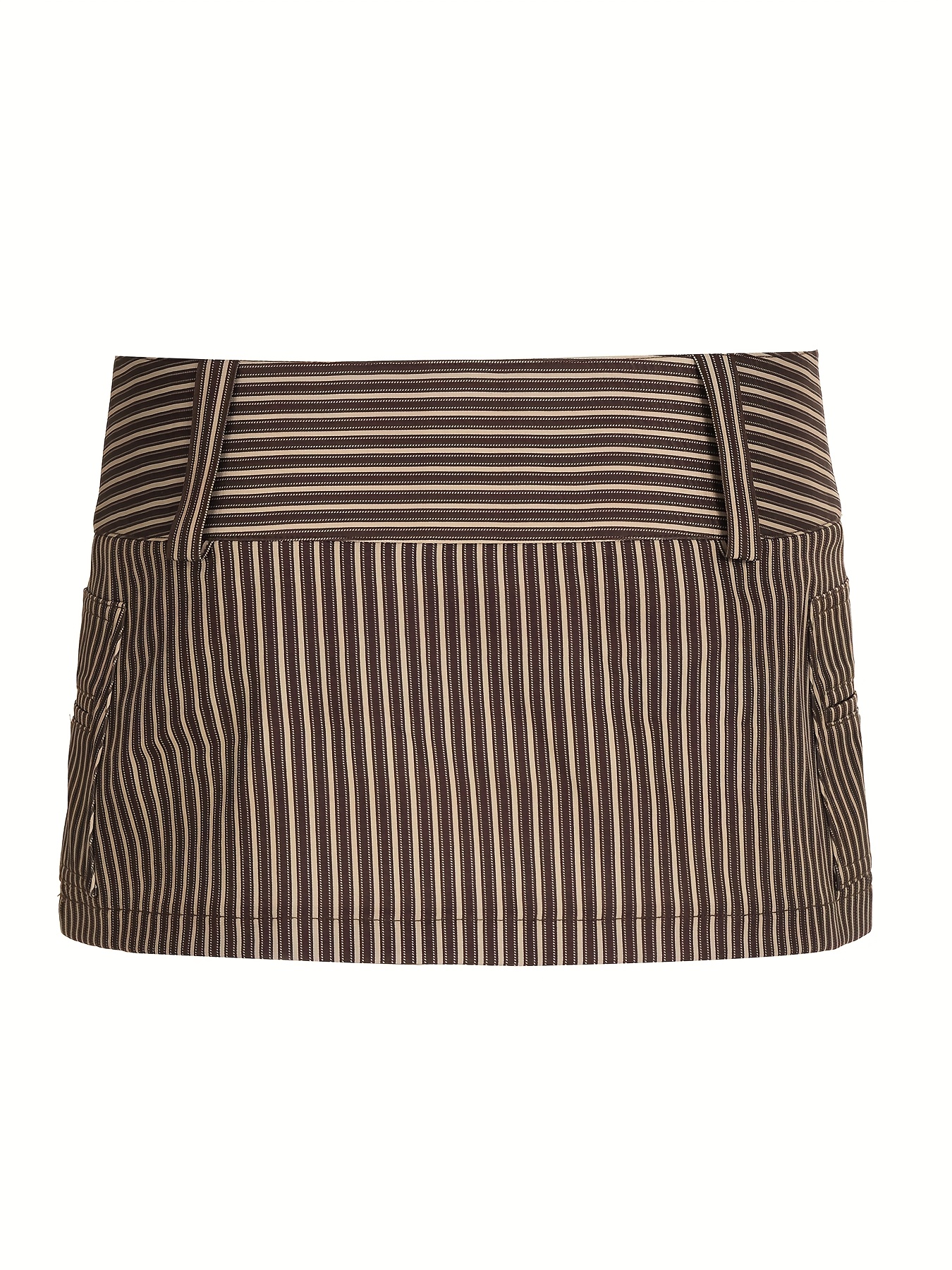 falda carga rayas vintage ropa casual verano bolsillos Temu Uruguay