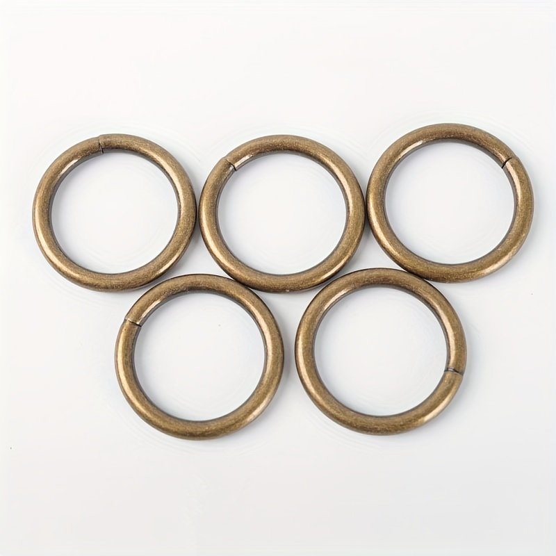 12er-Set Stabile Metallringe 30mm – Geschweißte O-Ringe Für DIY, Hundeleinen, Gürtel & Schlüsselanhänger, Rostfrei