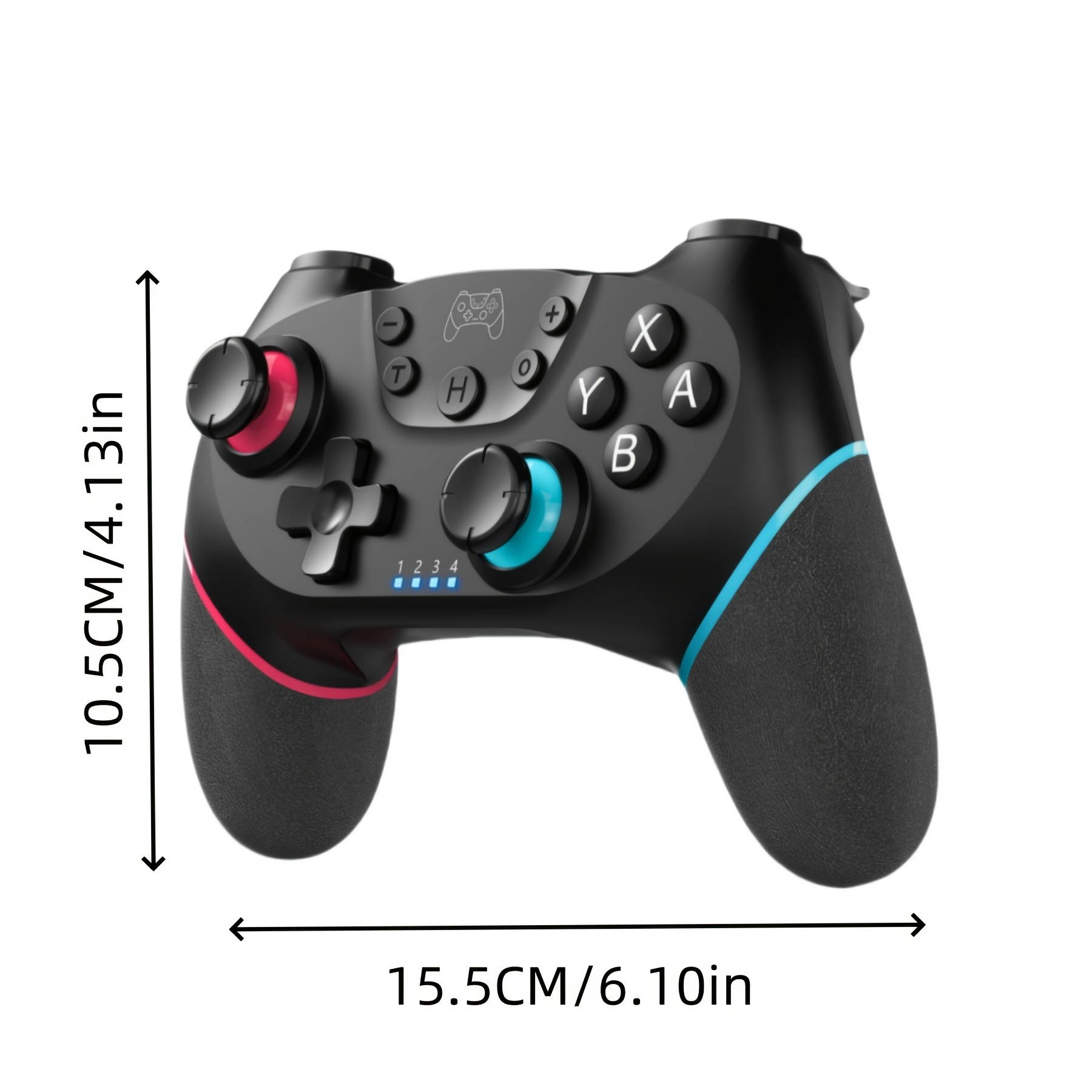 Manette de Jeu Télécommandée avec Joysticks, Compatible Switch/Switch Lite/Switch OLED/Switch 2, PC/Android/IOS/Steam, Contrôle de Mouvement 6 Axes, Capteur Gyroscopique et Vibration