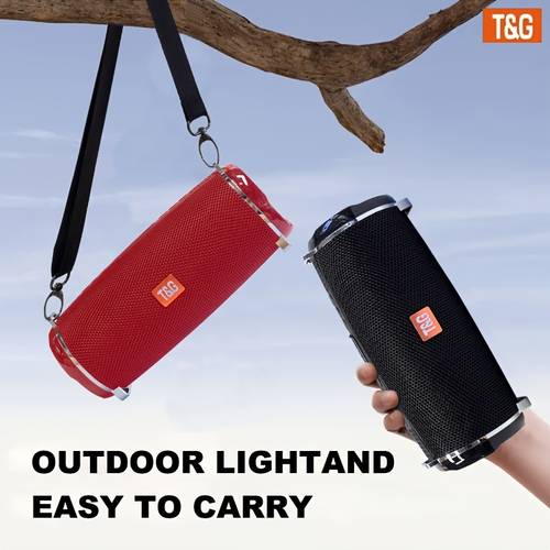 tg192 is a powerful portable wireless speaker with an it features flashing led lights and can connect to mobile devices tablets and tvs it supports direct reading from tf cards and usb drives