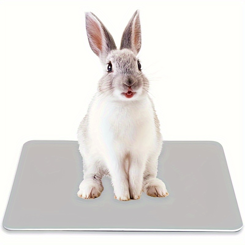 

Easy-clean Aluminum Cooling Mat For Small Pets - Perfect For Rabbits, Hamsters, Puppies & More | Bite-resistant & Safe Edges | Keeps Your Furry Friends Cool In Summer