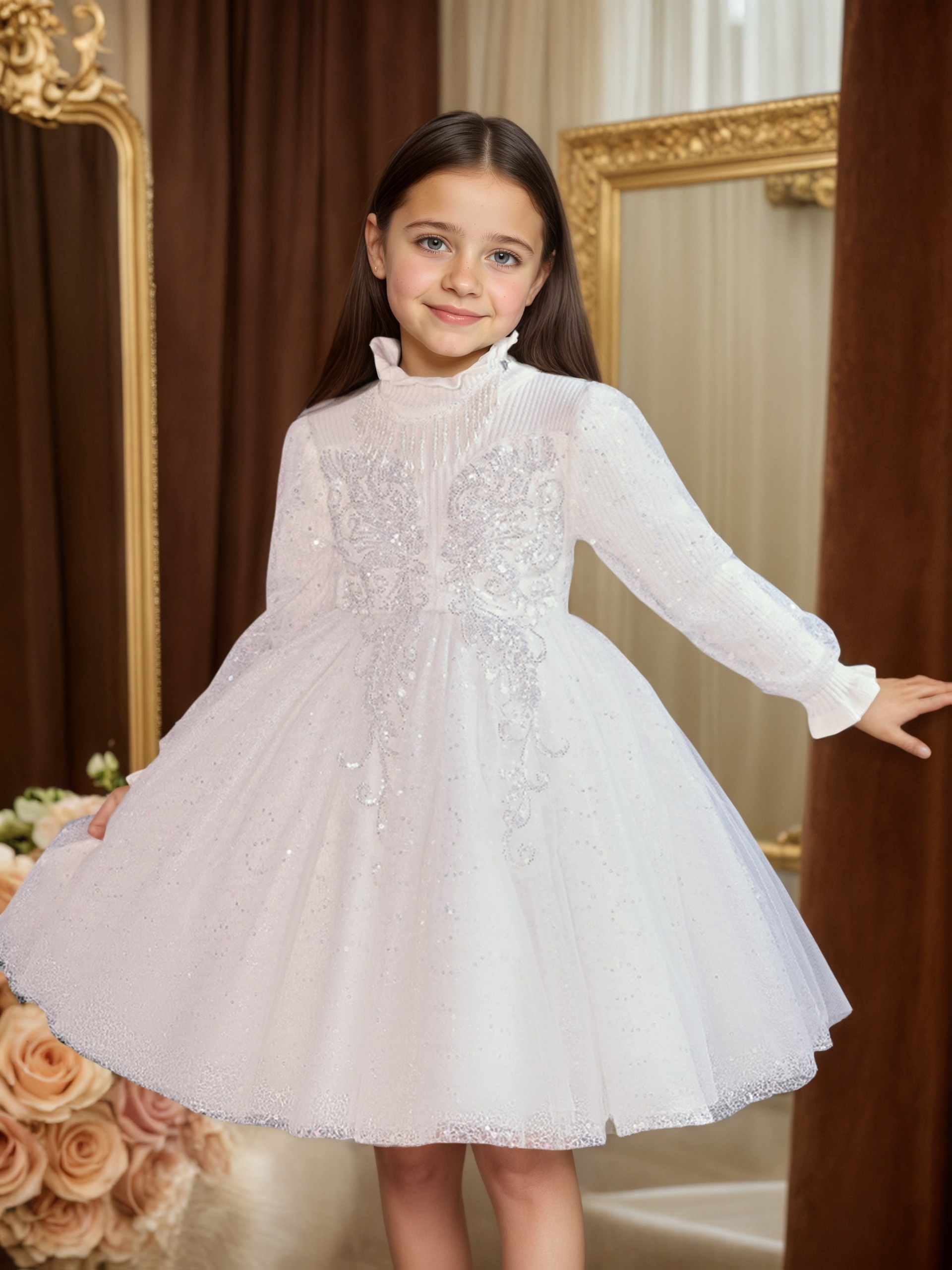 sachin and babi light blue dress Korean Elegant Dresses main image 0