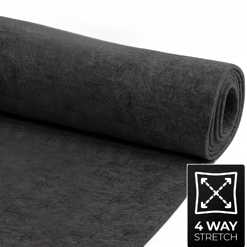 Image of 1*2m Car Universal Interior Carpet Non-woven Lining, Car Interior Panel Modification Felt Cloth, Cuttable Stretch Elastic Carpet Lining, Suitable For Home Car Rv Motorhome