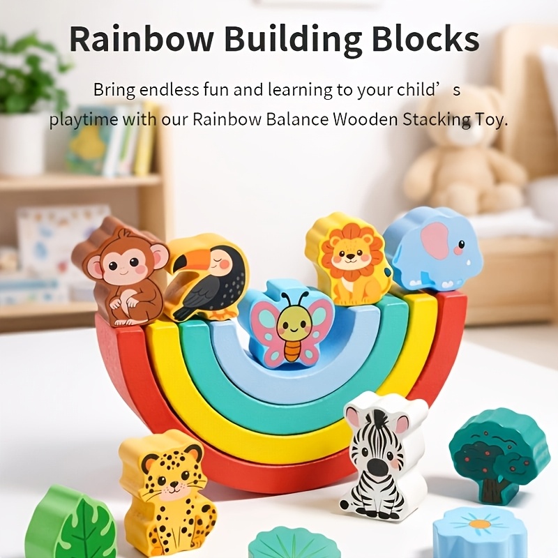Colorful Balancing Stacking Blocks for Kids
