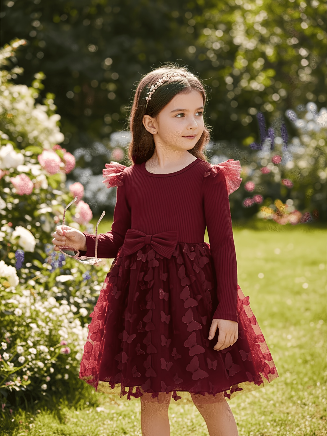 holiday girls dress The Best Gift Green Plaid Holiday Tutu Dress – Mia Belle Girls main image 1
