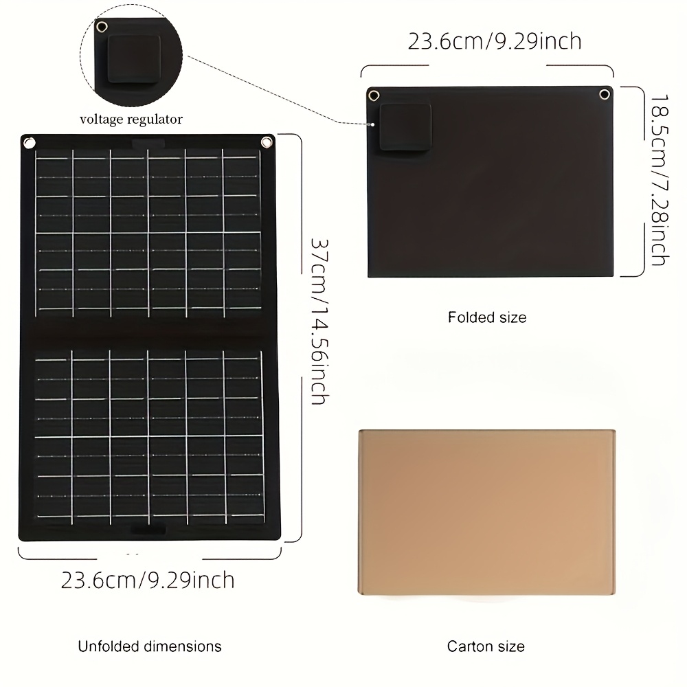 portable solar panel charger foldable 10 20w output usb connector universal charging 36  solar powered charging equipment for phones accessories travel friendly