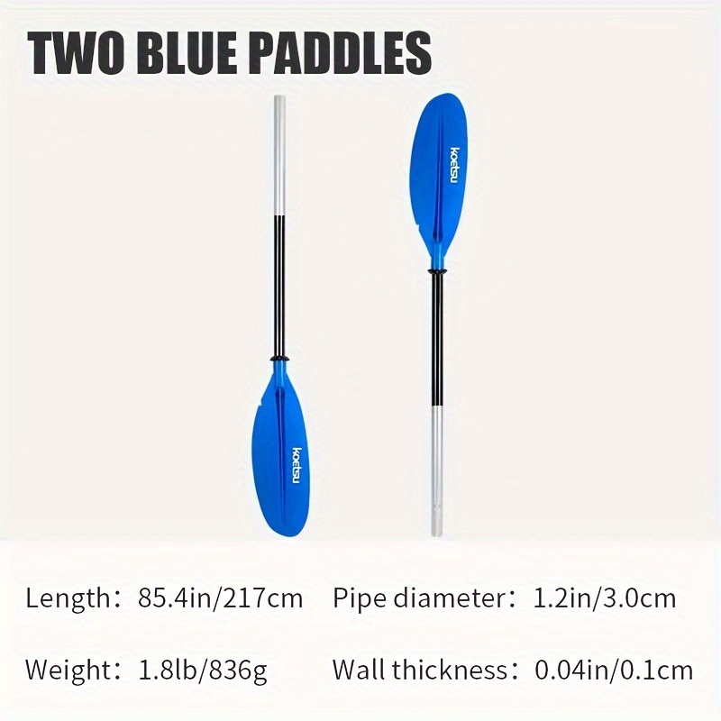 KOETSU Two-Stage Double Headed Kayak Aluminum Alloy Segmented Oars