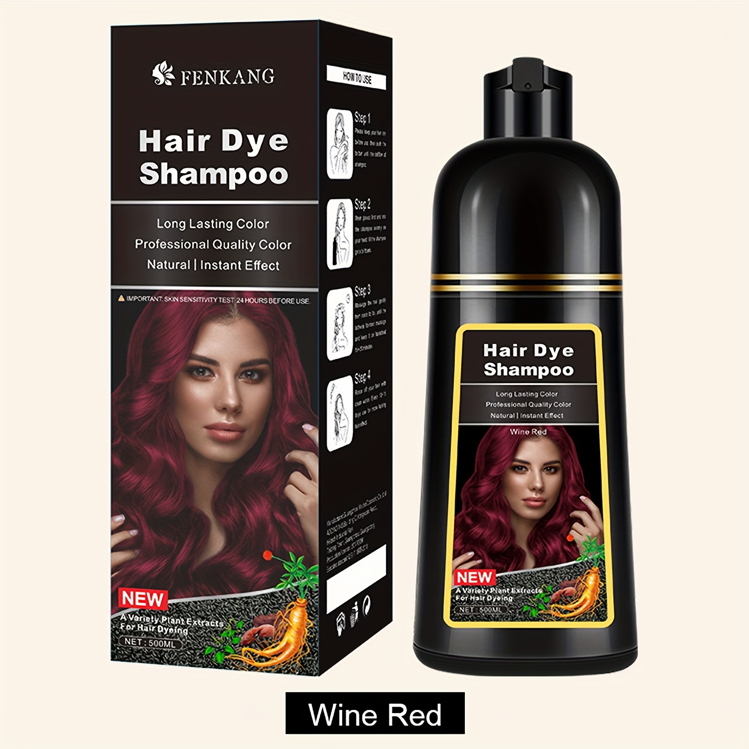 red hair dye shampoo