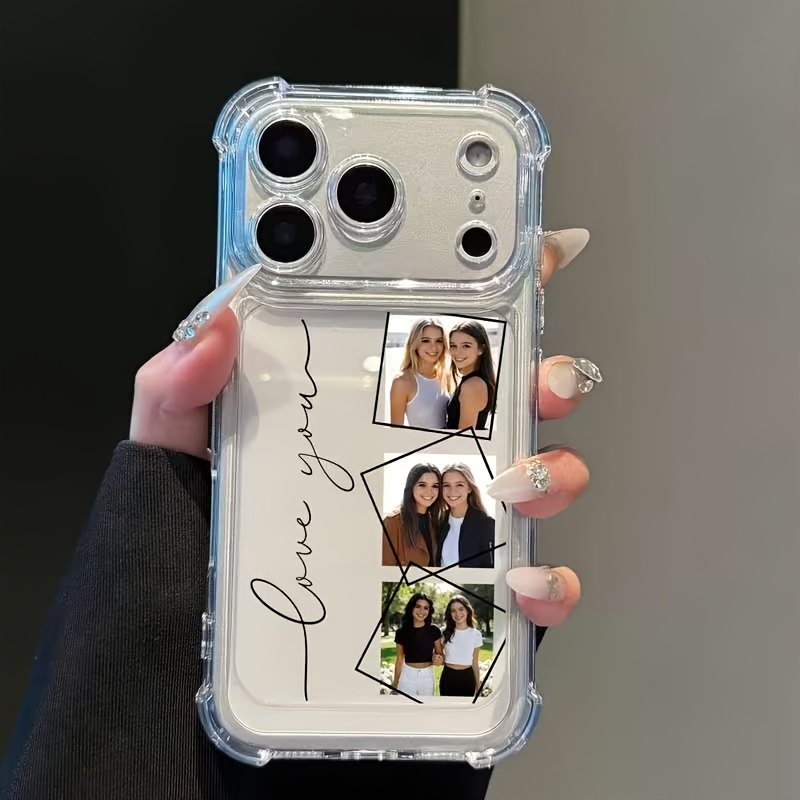 TEMU Phone Case: A Customized Drop-proof Transparent Phone Case, Suitable For Iphone 17, 16, 15, 14, 13, 12, 11, And Other Models, Featuring