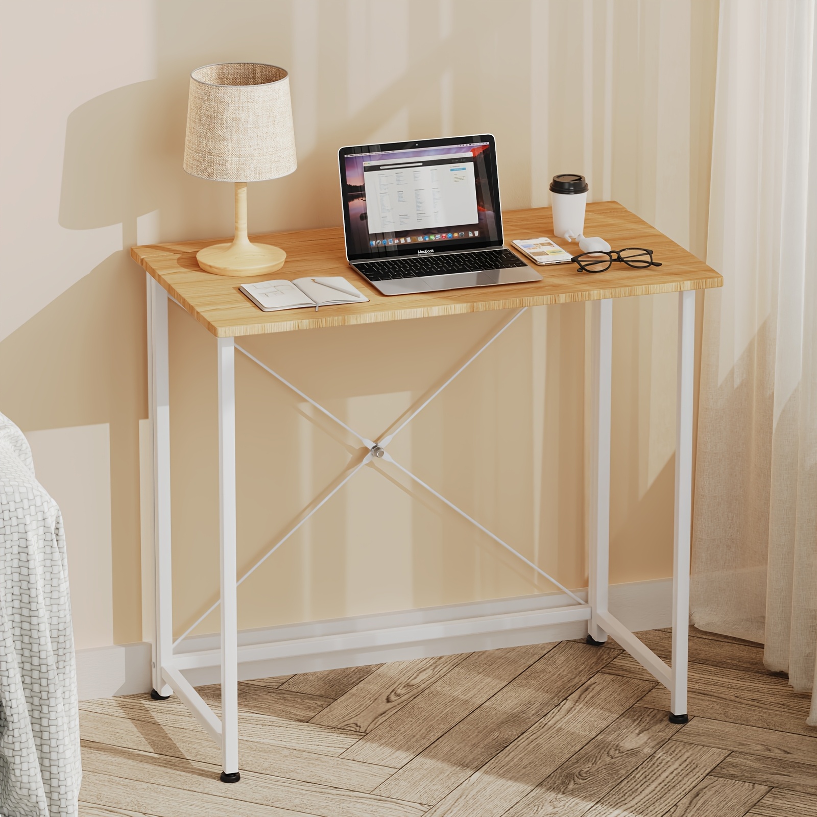 Standing Desk, Computer Desk, Bedroom Computer Desk, Metal Frame, Suitable For Gaming/office/craft