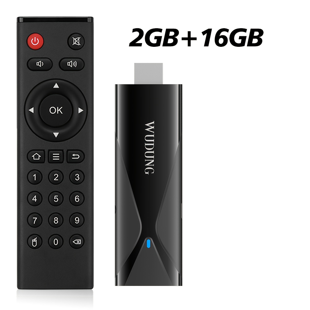 TEMU Wudung Tx8 Allwinner H313 Smart Tv Box Android 10 Tv Stick 2gb 16gb 2.4g Wifi Mini Tv Dongle