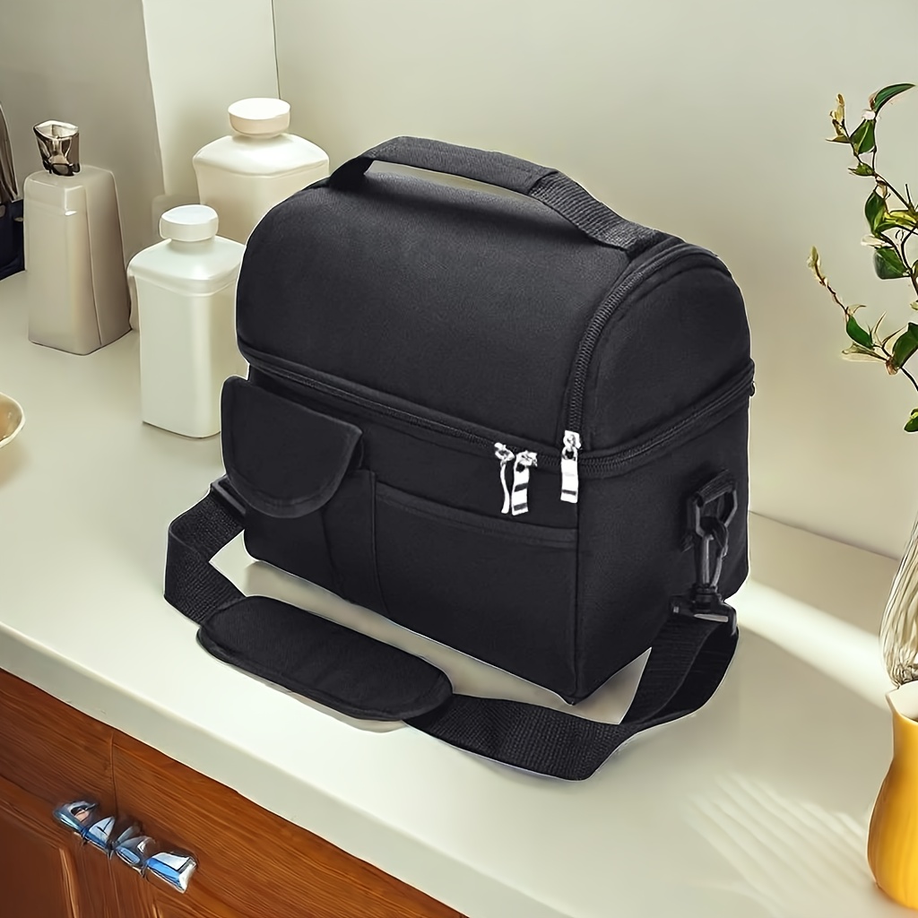 

Portable Insulated Lunch Bag With Double-layer Insulation