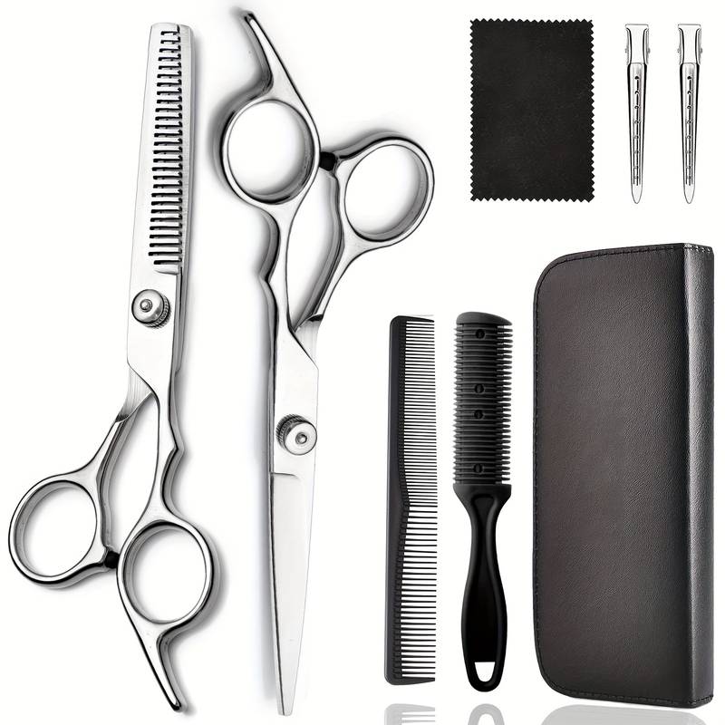 Hashir Professional 8" Barber Hair Cutting Scissors – German Style Stainless Steel