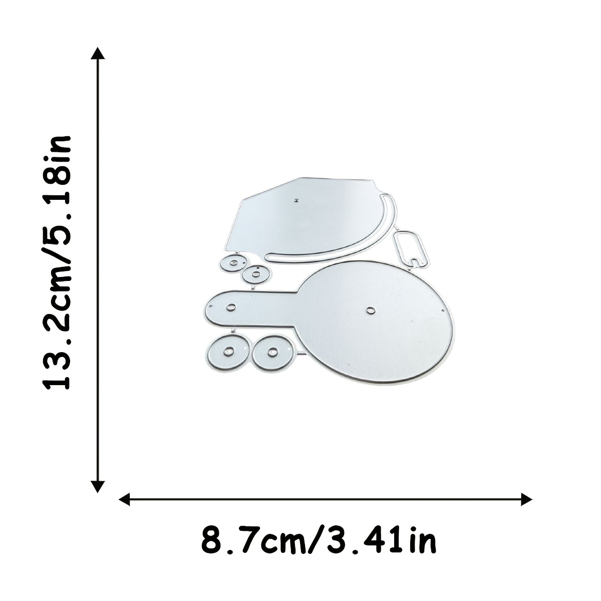 E-shop Innovative Metall-Schneidematrizen für Scrapbooking, DIY-Stanzschablonen für Scrapbooks, Präge- Schneidematrizen, Metallformen für Handarbeiten,