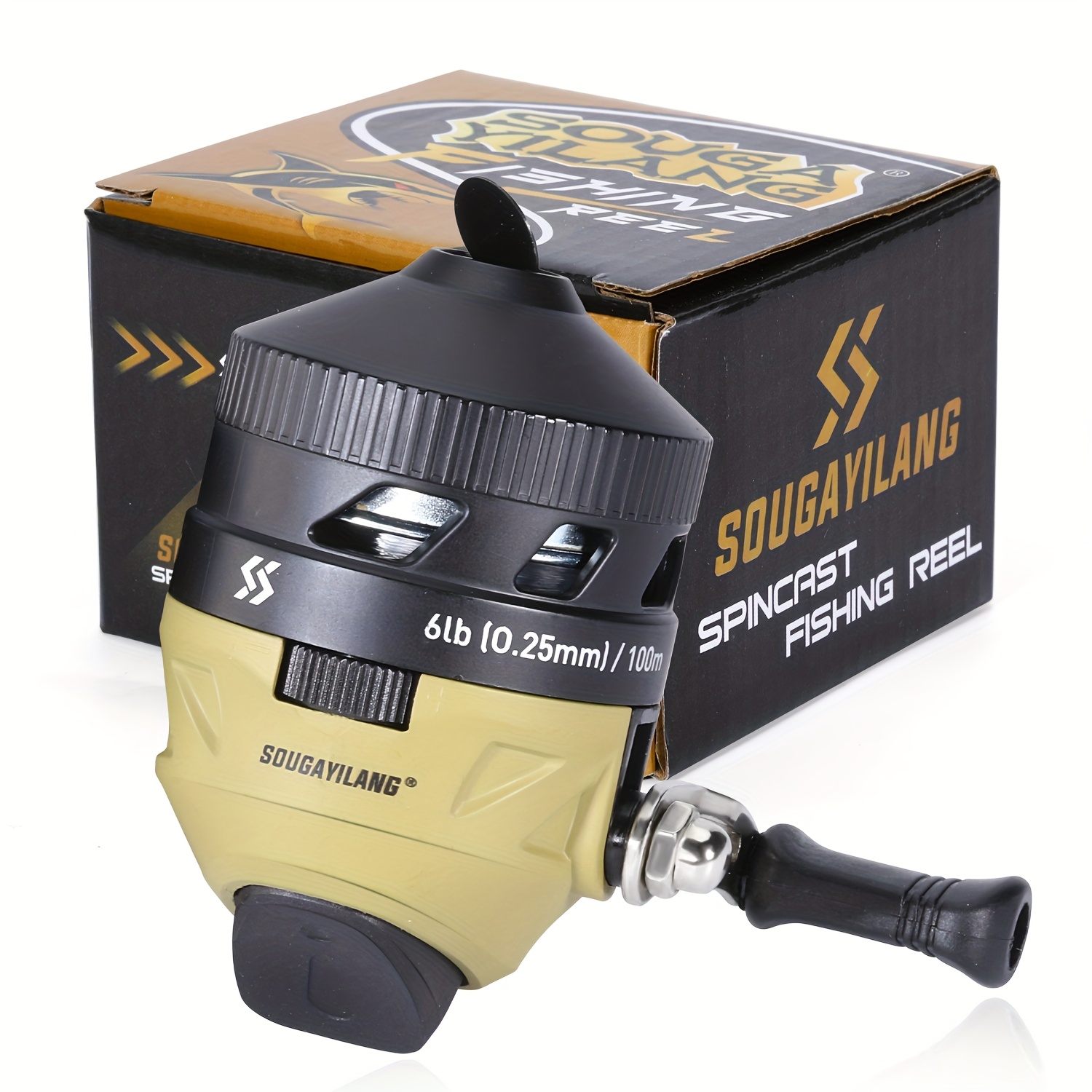 TEMU 3.4:1 Internal Reel Fishing Line Reel Closed Face Reel Fishing Reel Non-hand Injury Casting Reel