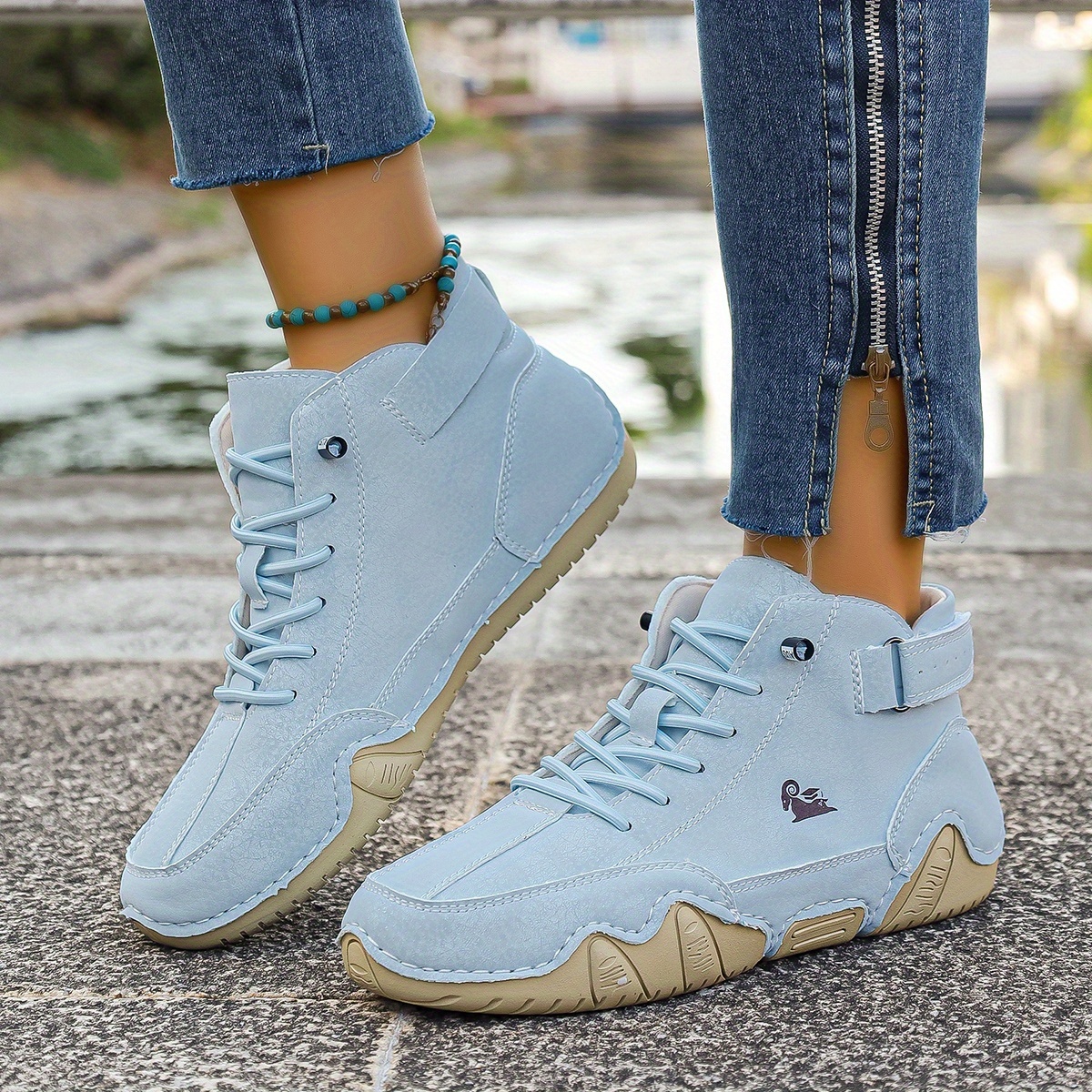 cheap womens casual sports shoes light colored fashionable Temu